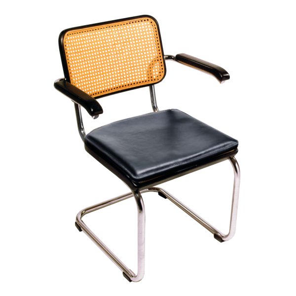 Stuhlkissen S 32 64 Breuer Thonet Stahlrohrstuhl LEDER