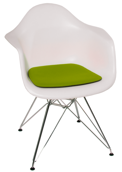 Stuhkissen Eames Arm Chair Olive hell