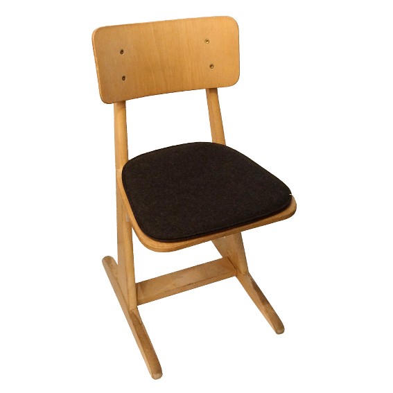 Filz Kissen Holzstuhl Schulstuhl Stapelstuhl