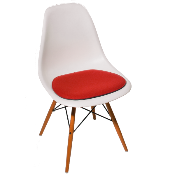 Stuhkissen Eames Side Chair von Vitra natürlicher Wollfilz 