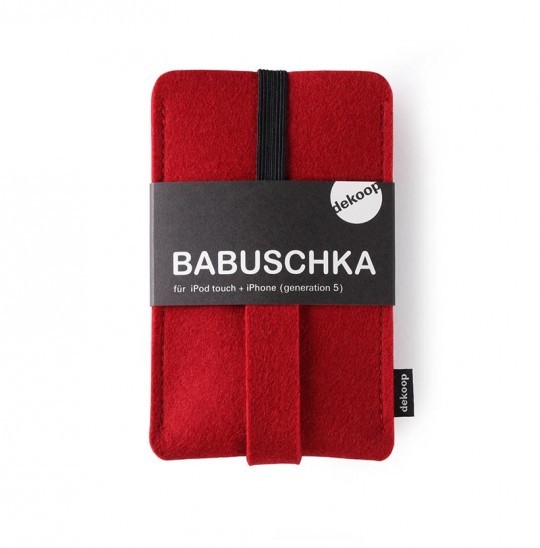 Handytasche Iphone 5 Rot Babuschka dekoop